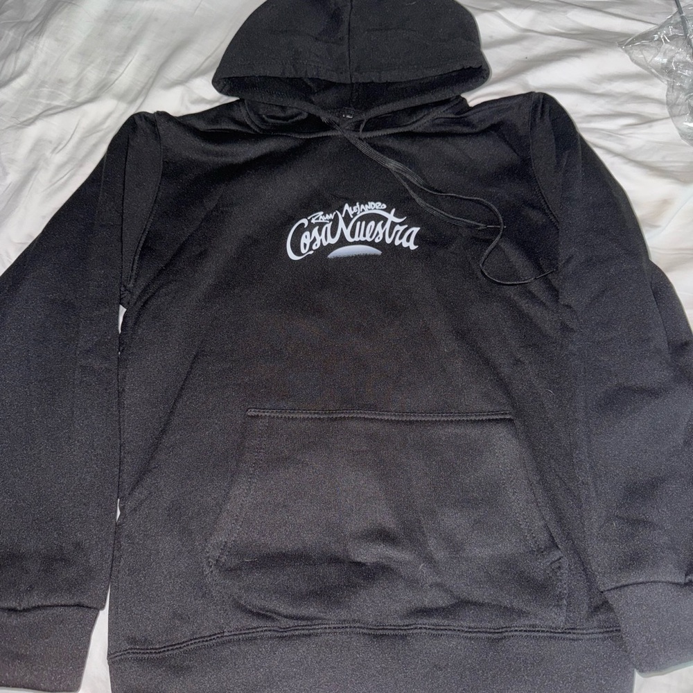 Rauw Alejandro Cosa Nuestra TShirt #knockoff  Black Hoodie by